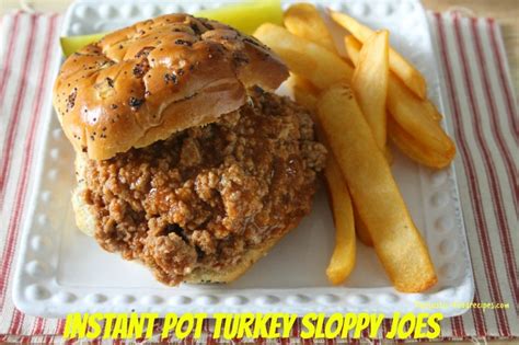 Instant Pot Turkey Sloppy Joes