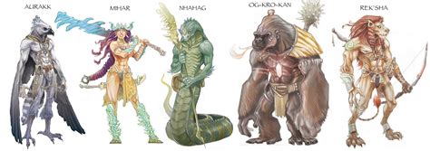 Some Savage Race Concepts Fantasy Concept Art Fantasy Art Dungeons