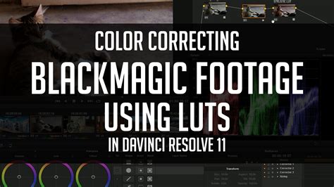 Color Correcting Blackmagic Prores And Raw Footage In Davinci Resolve