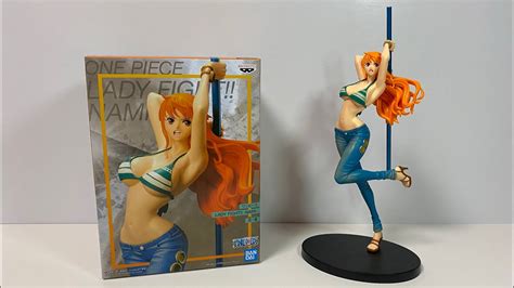 unboxing one piece lady fight nami figure youtube