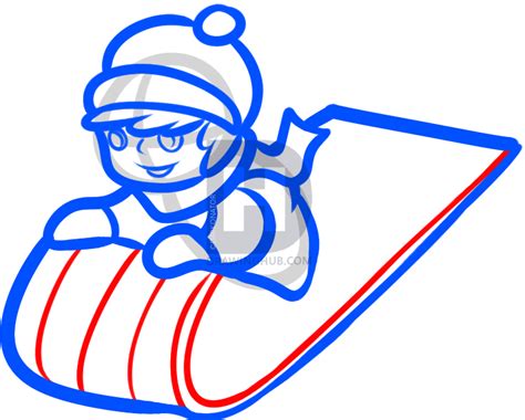 You can achieve this through books. How To Draw A Snow Sled, Step by Step, Drawing Guide, by ...