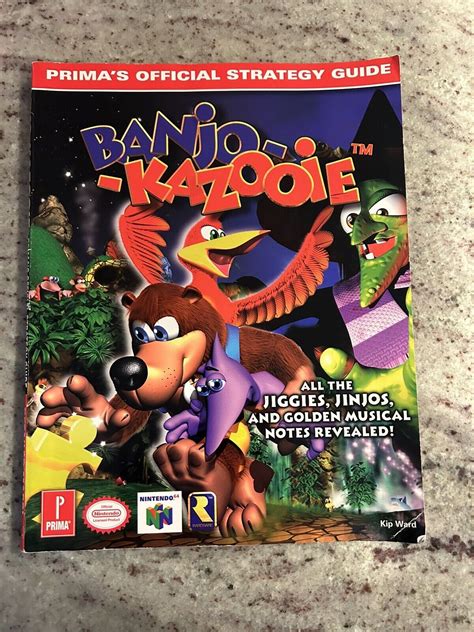 Primas Official Strategy Guide Book Magazine For Banjo Kazooie N64