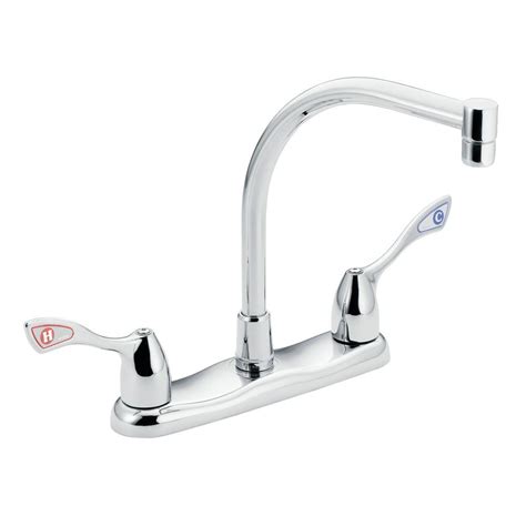 We are replacing our moen banbury faucet with this moen banbury faucet! MOEN M-Bition 2-Handle High-Arc Standard Kitchen Faucet in ...