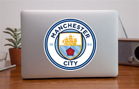 Manchester City Fc Logo Sticker Vinyl Decal 10 Sizes Etsy