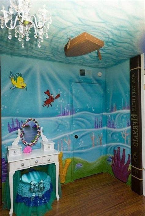 Little Mermaid Bedroom Mermaid Themed Bedroom Mermaid Bathroom Decor