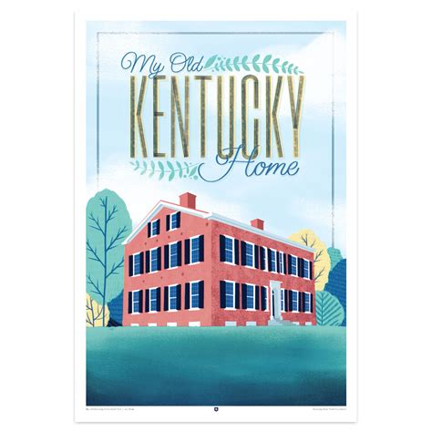 My Old Kentucky Home State Park Poster By Jon Shaw My Old Kentucky