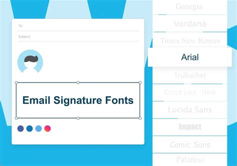 10 Best Fonts For Email Signatures 100 Email Safe