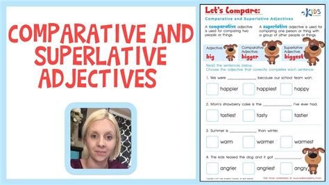 The comparative and superlative of little. that, a tricky one, baljit, because the forms you would expect (littler and littlest) sound so funny. Comparative And Superlative Adjective Worksheets For Grade ...