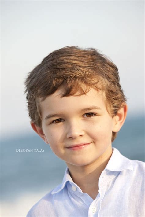 Future Heartbreaker Cute Little Boy Headshot At A Hamptons Beach