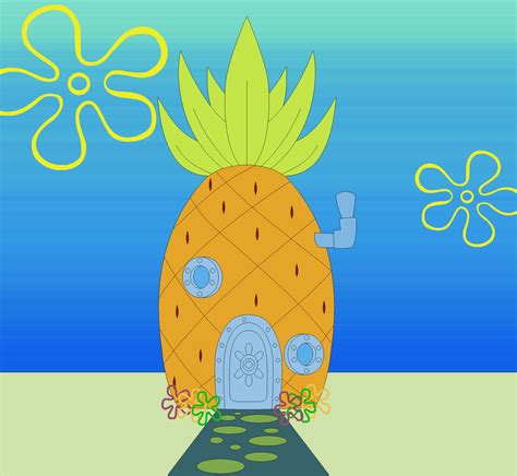 Spongebob Painting Spongebob Drawings Spongebob House Images And