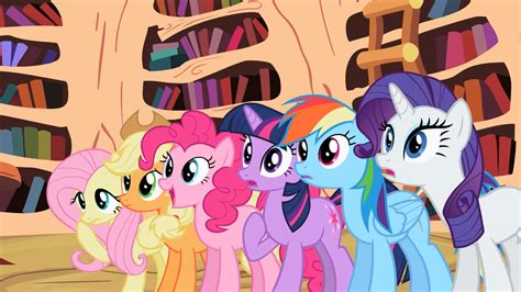 Image Main Ponies Surprised By Celestias Decision S2e3png My
