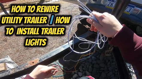 If you're new to the channel then… welcome! How to Rewire Utility Trailer | How to Install Trailer Lights - YouTube