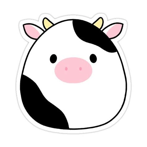 Cow Squishmallow Sticker By Squishmallowart In 2021 Aesthetic