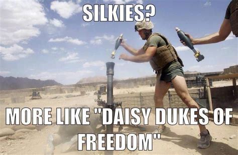 Ahhhh Daisy Dukes Of Freedom Military Humor Military Memes Marine