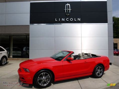 2014 Ford Mustang V6 Premium Convertible In Race Red Photo 3 255126