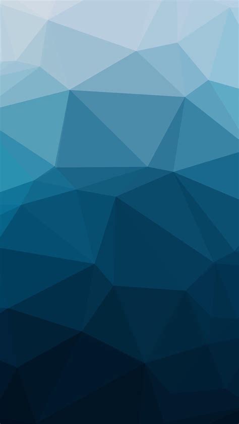 Blue Geometric Phone Wallpapers Top Free Blue Geometric Phone