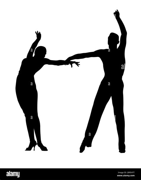 Ballroom Dancing Couple Black And White Stock Photos And Images Alamy