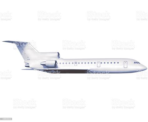 Airplane With Clipping Path Stock Photo Download Image Now Airplane