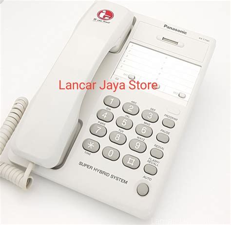 Jual Telepon Meja Single Panasonic Kx T7101 White Di Lapak Bourque