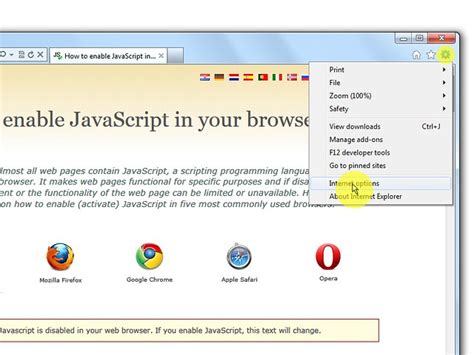 How To Enable Or Disable Javascript In A Browser Zohal