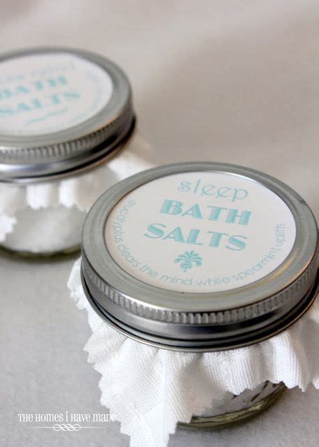 Homemade Bath Salts With Free Printable Labels Bath Salt Labeling