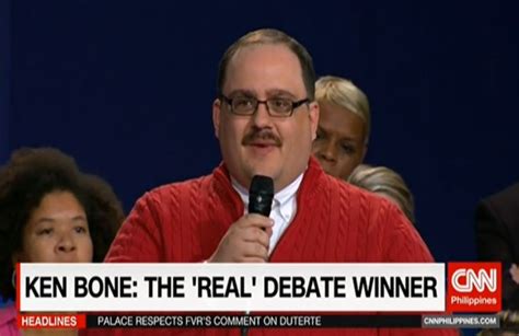 cnn philippines on twitter ken bone the real debate winner newsroom live