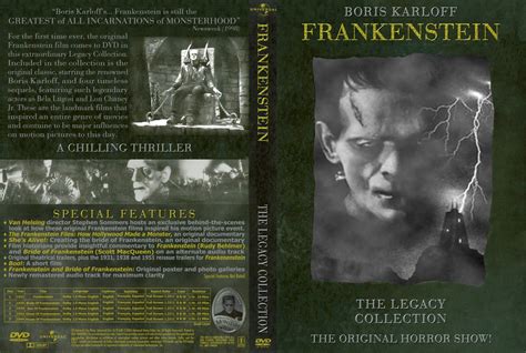 Frankenstein Movie Dvd Custom Covers Frankenstein Legacy Collection