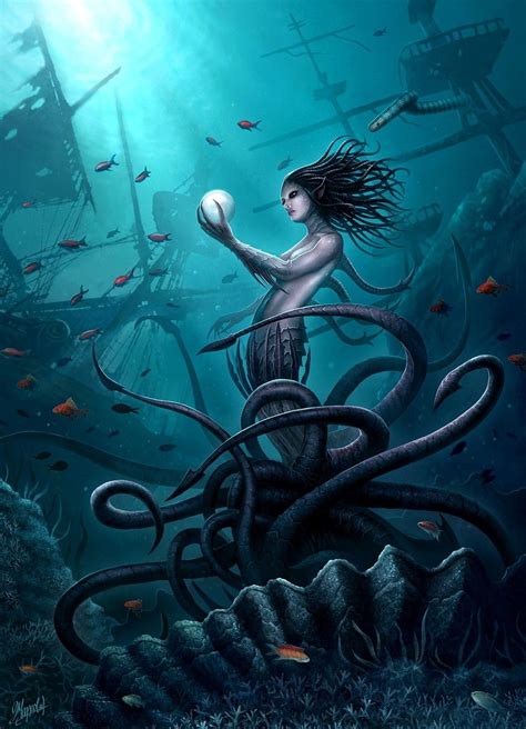 Pin By Дмитрий On Fantasy Mermaid Art Mermaid Artwork Mythical