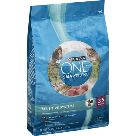Purina one cat +plus tailored formulas build on an already solid foundation, creating tailored pet food options that support specific needs like ideal weight, healthy aging, hairballs and more. Purina One Premium Cat Food Sensitive Systems Turkey | Cat ...