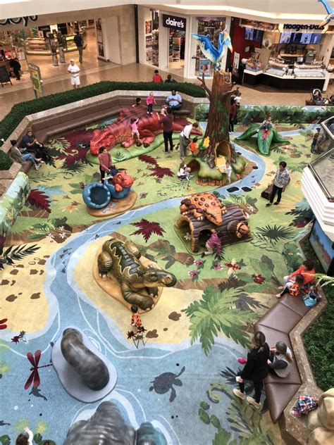 Prehistoric Fun At The Cherry Creek Mall Slides And Sunshine
