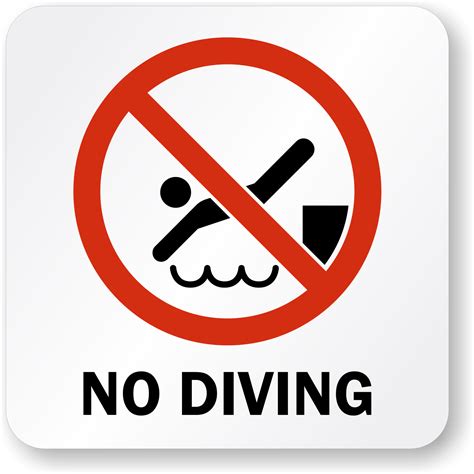 No Diving Sign Png Ubicaciondepersonascdmxgobmx