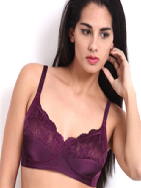 Buy Amante Demi Lace Purple Bra Bfom27 Bra For Women 252310 Myntra