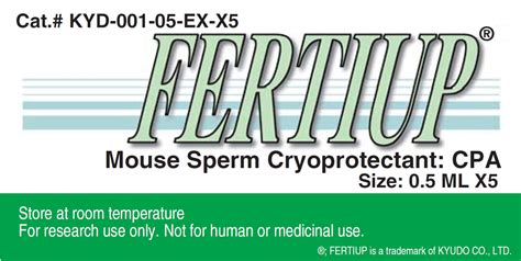 Card Fertiup® Cryoprotectant Cpa Cosmo Bio Coltd