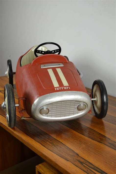 Vintage Pedal Car Ferrari Racer Morellet Et Guérineau France 1950s