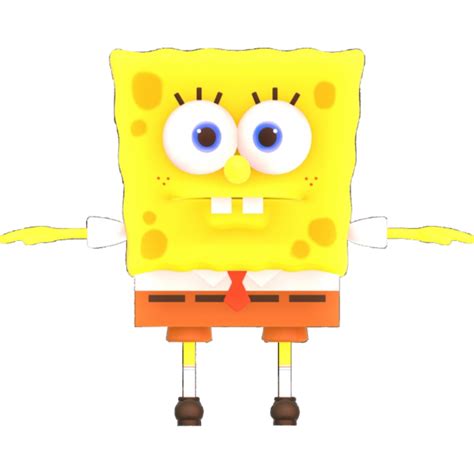 Spongebob 3d Model Francis Tolentinopng By Polexlim On Deviantart