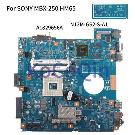 Kocoqin Placa Base Para Ordenador Port Til Placa Base Para Sony Pcg