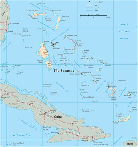 Map Of The Bahamas