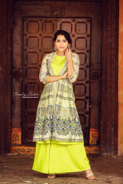 Beautiful Indian Television Anchor Rashmi Gautam Photo Shoot In Yellow Dress Indian Tv Actress