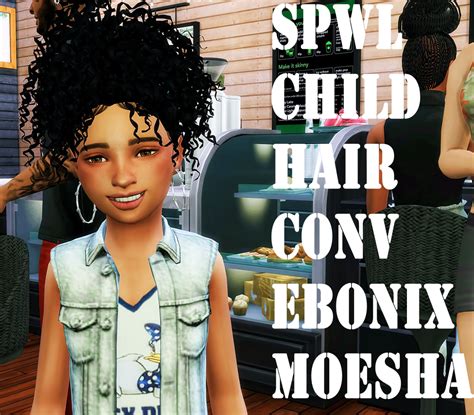 Lana Cc Finds Spwl Cf Ebonix Moesha Hair Sims 4 Curly Hair Toddler