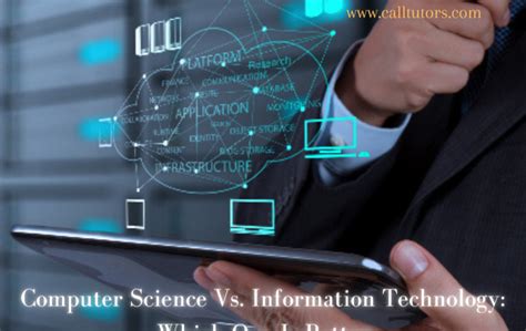 Professionals in computer science work to develop computer systems, while simply put, computer scientists build computer systems and information technologists operate and maintain computer systems. Computer Science Vs. Information Technology: Which One Is ...