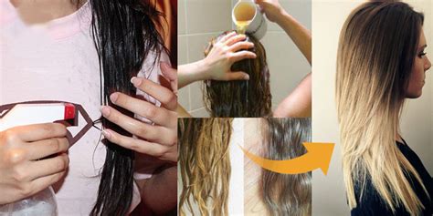 Mix it really well and spray it all over your hair before you spend the day outdoors. Homemade Natural Hair Lighter to Lighten Hair Color Naturally
