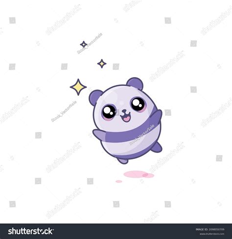 Ilustración Aislada Vectorial Lindo Panda Logo Vector De Stock Libre