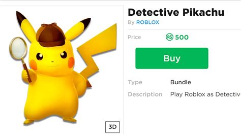 How To Be Detective Pikachu In Roblox Youtube