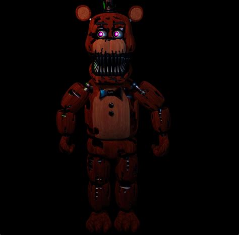 Nightmare Withered Freddy Finished 7000 X 6000 Res Fivenightsatfreddys