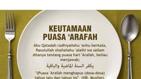 Idul adha 2021 jadwal puasa dzulhijjah, tarwiyah dan arafah sebelum idul adha 2021, disertai bacaan niat arab latin puasa sembilan hari pertama di bulan dzulhijjah itu terdiri dari puasa. Jadwal Imsak, Bacaan Niat Puasa dan Buka Puasa Arafah 1441 ...