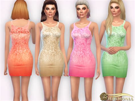 Slim Fit Bodycon Tank Dress By Harmonia At Tsr Sims 4 Updates