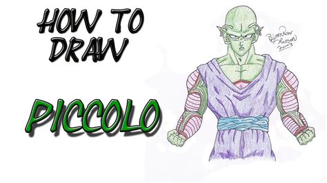 Piccolo is the reincarnation of the evil piccolo daimao, making him a demon and rival of son goku. How to draw Piccolo from Dragon Ball Z by Zaromaru - YouTube