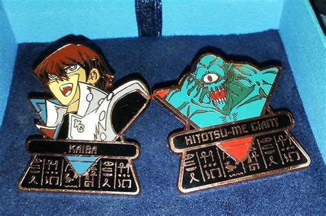 2 Vintage Yu Gi Oh Character Pins With Colorful Enamel Inlay Etsy