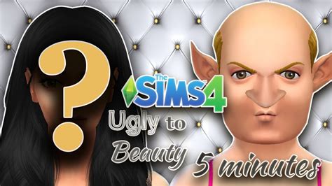 The Sims 4 Makeover Cas Challenge Ugly To Beauty 5 Minutes