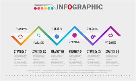 Colorful Business Growth Infographic Template 830216 Vector Art At Vecteezy
